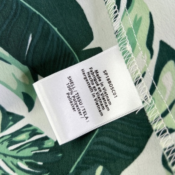 RACHEL ZOE PALM PRINT DUSTER COVER UP SZ OS - Picture 13 of 14